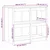 Vidaxl Kuhinjski element s polico MEPPEL Toplo bela 106 x 55 x 92 cm