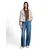 TOM TAILOR DENIM Bluza temno rjava/bela