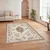Conceptum Hypnose Tepih HM-CRP25-22, Pravougaoni, 120 x 180 cm, Krem-braon