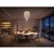 LED kristalno plafonsko svetlo MAJURO LED/30W/230V O 40 cm sjajni hrom + daljinski upravljač