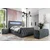 Boxspring postelja Singapur Lux - 160x200 cm