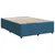 Vidaxl Box spring postelja z vzmetnico modra 140x200 cm žamet