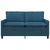 Vidaxl Kavč Modra 156 x 81 x 87,5 cm Žamet