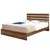 Hanah Home Bračni krevet Fuga 180 185x100x205cm Crni