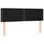 Krevet box spring s madracem LED crni 140x200 cm od tkanine