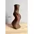 Aberto Design Vaza Decorative Wave, Braon