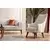 Atelier del Sofa Trosed na razvlačenje Cofi 90x80x222cm Krem