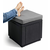 Allibert tabure Cube, temno siv