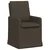 Trpezarijske stolice 2 pcs Tamno siva 57 x 67 x 98 cm