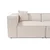 Atelier del Sofa Ugaona garnitura Lora 193x65x303cm Svetlobraon