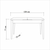 HANAH HOME Trpezarijski sto i stolice Costa Atlantice Navy Blue