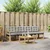 Set vanjskih sofa s jastukom 5 pcs Bijela i svjetlosiva