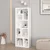Hanah Home polica za knjige Bohem 135cm, 50 cm, bela