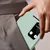 GS Ovitek denarnica s preklopom za Samsung Galaxy S23 Ultra Smart View, zelen