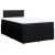Vidaxl Box spring postelja z vzmetnico črna 120x190 cm blago