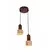 Opviq Luster Loer B, 2 x E27 Max, 40W, Braon