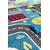 Conceptum Hypnose Tepih Mavi Trafik, 200 x 290cm, Plavi