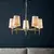 Endon 99458 - Luster na lancu 5xE14/6W/230V zlatna/bela