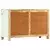 Vidaxl vidaXL Omarica svetlo modra 110x35x70 cm masiven mangov les
