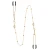 Taboom Tweezers Pearl & Deluxe Chain Gold