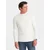 Ombre Mens knitted half turtleneck with viscose - mustard