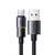 Mcdodo MCDODO KABEL USB-A USB-C HITRO POLNJENJE USB TIPA C 6A 100W 1M LED ČRN