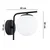 Brilagi - Zidna lampa MILO 1xE27/60W/230V crna
