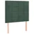 Vidaxl Box spring postelja z vzmetnico temno zelena 90x200 cm žamet