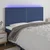 Vidaxl LED posteljno vzglavje modro 200x5x118/128 cm blago