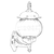 Opviq Spoljna zidna lampa BAP-68187-M4, 42 cm, E27, 40W, IP65, Crna