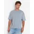 Trendyol Gray Basic 100% Cotton Crew Neck Oversize/Wide-Fit Short Sleeve T-Shirt