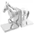 Držači za knjige 2 pcs Srebrno 11 x 14 x 25 cm Aluminij