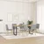 Vidaxl Jedilni stoli 6 kosov Cloud Grey Fabric
