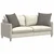 Jastučići za sofu 2 pcs Svijetlo siva 60 x 60 cm