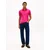 TOMMY HILFIGER Majica CORE 1985 temno modra/roza/rdeča/bela