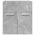 Kupaonski ormarić za umivaonik beton sivi 41x38,5x46 cm