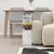 Hanah Home Klub sto Homemania, 60x60x20 cm, Prljavo beli