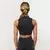 GymBeam Fierce Seamless Sports Bra Dark Grey