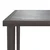 Vidaxl Vrtna miza siva 48x48x37 cm jeklo
