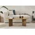 Hanah Home Klub sto Sable, 119x40x60 cm, Boje hrasta