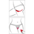 Sweet Smile RC Slim Panty Vibrator Red