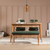 Hanah Home Trpezarijska klupa Vina Bench 110x48x40cm Bež-Zelena