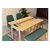 HANAH HOME Vina Mini 03 1070 Oak Green (Produžni set trpezarijskih stolova i stolica (6 komada))