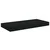 Plutajuće zidne police 2 kom crne 50 x 23 x 3,8 cm MDF
