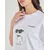 KARL LAGERFELD Majica A2W17115 Bela Loose Fit