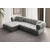 Atelier del Sofa Ugaona garnitura na razvlačenje Petra Left, 280 x 170 x 90 cm, Siva