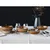 Creatable Set Posod Cascade Brown, 4-Delni