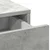 Toaletni stol s vratima Siva 50 x 41 x 135 cm Konstruirano drvo