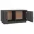 TV ormarić sivi 80 x 34 x 40 cm od masivne borovine