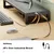Llano Postolje za monitor sa USB 3.0 portom, 60x26 cm, Crno